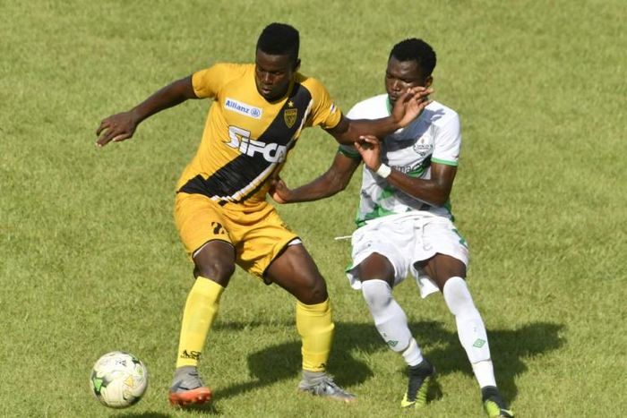 Ivory Coast club ASEC Mimosas will bank on Amed Toure (L) for goals in a CAF Champions League group game at Lobi Stars of Nigeria Saturday.