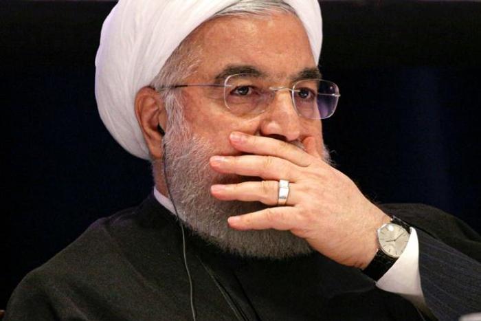 Iranian President Hassan Rouhani (pictured September 26, 2019) has long emphasised that US-Iran talks cannot happen until Washington lifts sanctions and ends its policy of "maximum pressure" on Tehran
