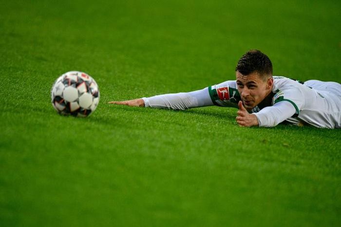 Thorgan Hazard and his Gladbach teammates endured a frustrated evening