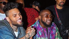 Chris Brown and Davido