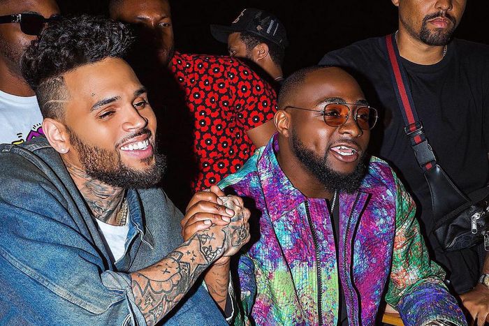 Chris Brown and Davido