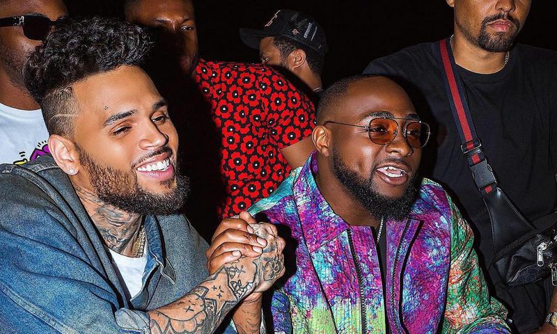 Chris Brown and Davido