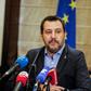 Italy’s far-right Interior Minister and deputy PM Matteo Salvini (pictured March 18, 2019) tweeted that the migrants on the tanker were "not shipwrecked, they're pirates"