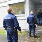 Police said a search of the suspect's residence revealed equipment for making incendiary devices