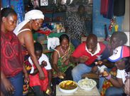 Nana Addo eating ampesie