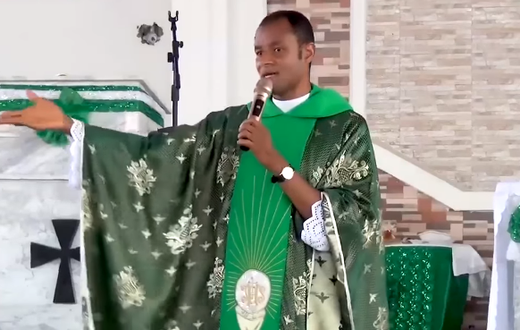 Rev Father’s preaching about tithing is so profound you want to make it your phone’s ringtone