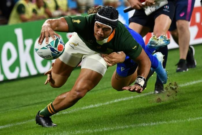 South Africa's Cheslin Kolbe praised Japan's hotshot wingers