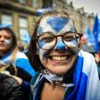 The march set off from Holyrood Park and marched up the Royal Mile in the heart of the Scottish capital
