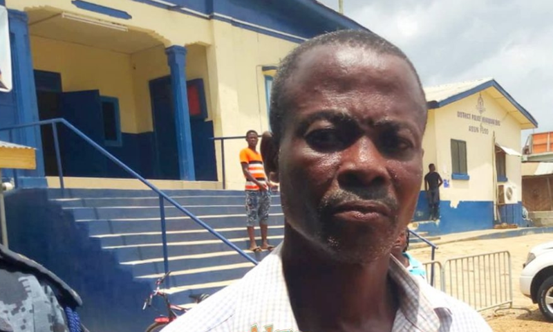 Man purs ddt into family meal