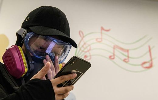 China's state media said the app 'obviously helps rioters'
