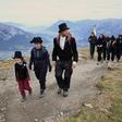 The solemn two-hour "funeral march" led up the side of Pizol mountain in northeastern Switzerland to the foot of the rapidly melting ice formation