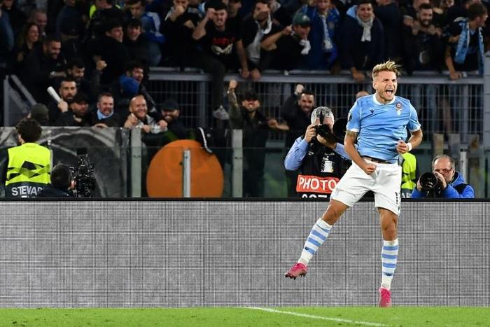 Immobile is the top Serie A scorer this season with nine goals