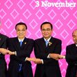 China's premier Li Keqiang (2nd from left) said the first reading of the document was 'a very important landmark'