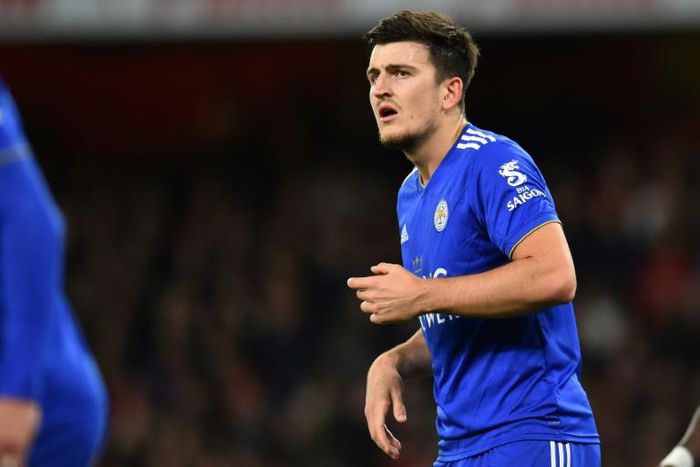 Leicester's Harry Maguire has been linked with a move to Manchester United
