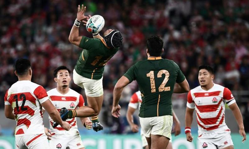 South Africa's wing Cheslin Kolbe is ready to take to the skies against England