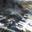The huge blaze erupted on Thursday in a storage facility owned by Lubrizol, a manufacturer of industrial lubricants and fuel additives