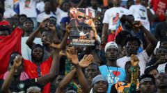 Image copyright: REUTERS/ Image caption: A concert, partially funded by the Ivorian government, was held in Abidjan on Friday ahead of the musician's funeral
