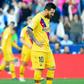 Lionel Messi's sixth goal in five games was unable to stop Barcelona sliding to defeat at Levante