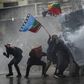 Fresh clashes erupted in the Chilean capital Santiago as the protests entered their third week