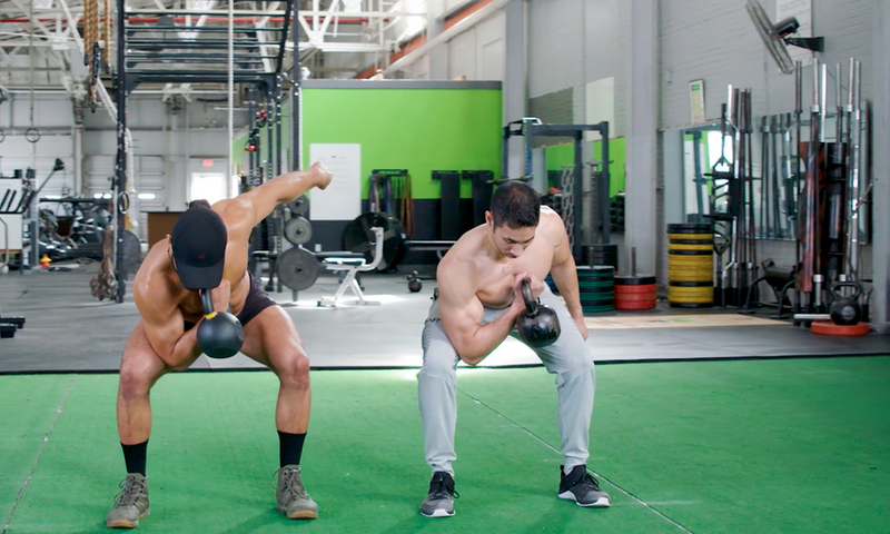 Blow Up Your Arms With Just One Kettlebell
