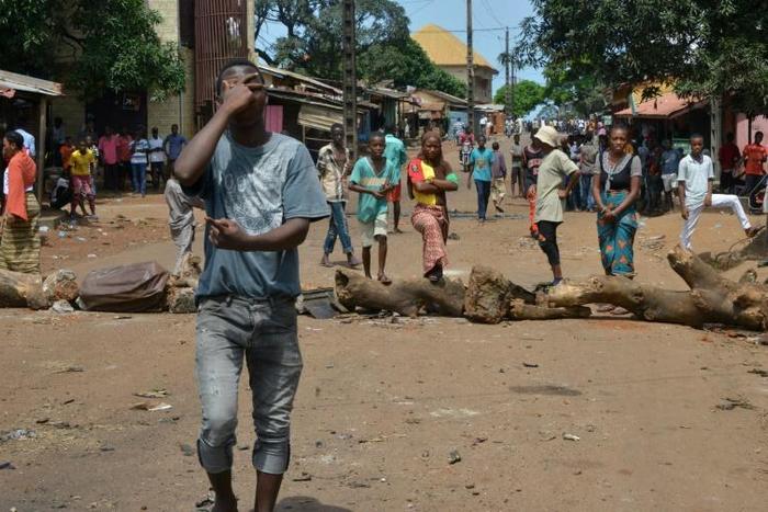 Demonstrations have been held in Guinea against constitutional reforms that critics say aim to let President Alpha Conde run for a third term