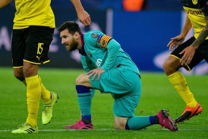 Lionel Messi made a long-awaited return from injury on Tuesday as Barcelona were held to a goalless draw in Dortmund