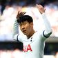 Tottenham's Son Heung-min celebrates after scoring his team's opening goal against Crystal Palace