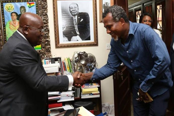 Nana Addo and Lucky Mensah