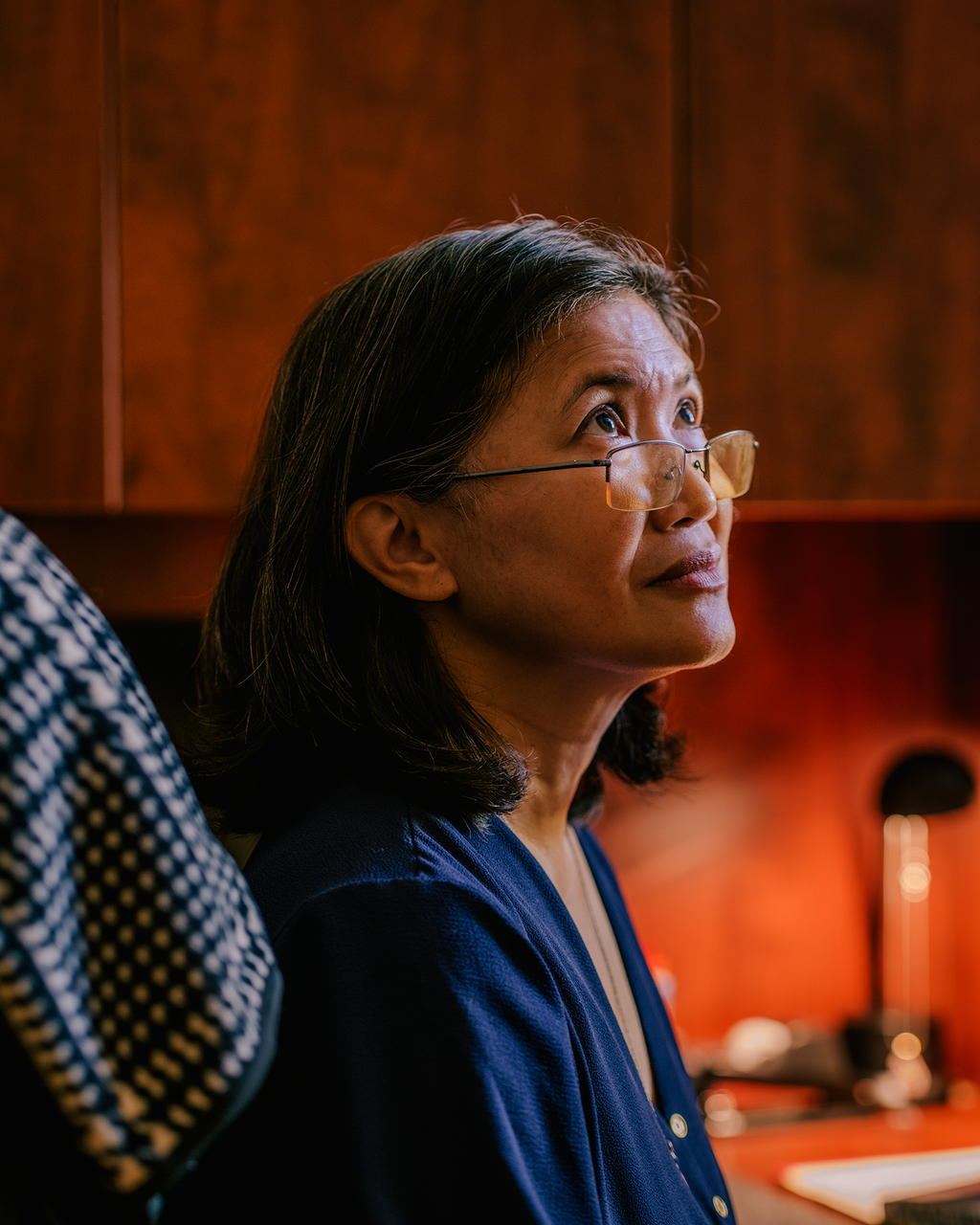 <strong>BARBRA MAGUIRE,</strong> a psychiatric nurse practitioner at Feather River Health Clinic. &quot;Some days I think I should be on the other side of the couch,&quot; she says.