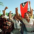 Pro-independence students demonstrate in Dili in May 1999, one day before the United Nations agreed to supervise a vote on the territory's future