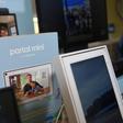 A Facebook Portal Mini product is seen on display during a media event held in San Francisco