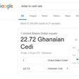 Google dollar rate glitch