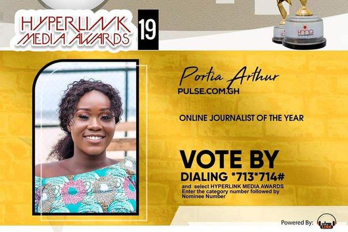Hyperlink Media Awards 2019: Pulse Ghana’s Portia Arthur nominated for Online Journalist of the Year