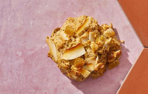Coconut-Raisin Protein Cookies