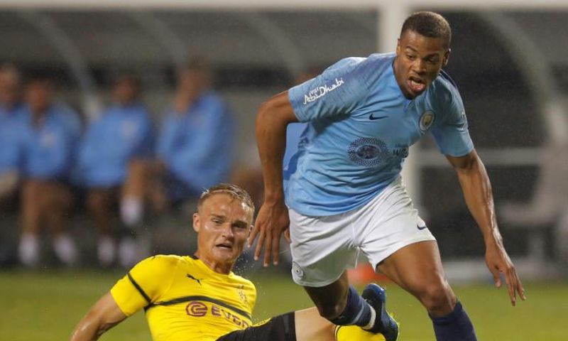 Lukas Nmecha has been at Manchester City since the age of nine, and made his Under-21 debut for Germany on Tuesday