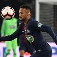 Paris Saint-Germain's Neymar hasn't played since late January due to a foot injury