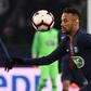 Paris Saint-Germain's Neymar hasn't played since late January due to a foot injury