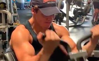Joseph Baena Shows Off How He Finishes Arm Day