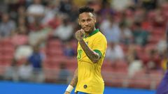 Neymar, 27, became the youngest player to reach 100 caps for Brazil as they drew 1-1 with Senegal