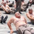 Overweight Thai police officers taken to fat burning camp to reduce pot-belly