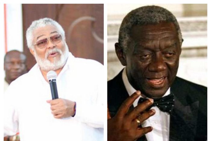 Former Presidents Jerry John Rawlings and John Agyekum Kufuor