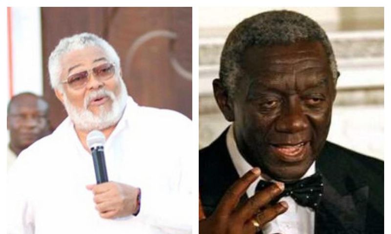 Former Presidents Jerry John Rawlings and John Agyekum Kufuor