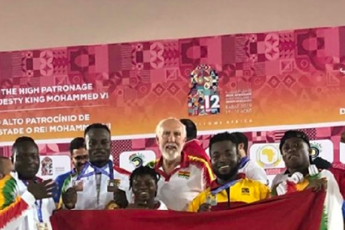 Ghana weightlifters