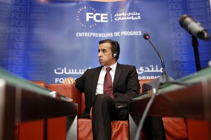Ali Haddad, seen in this October 2015 picture, is a top Algerian entrepreneur and a backer of ailing president Abdelaziz Bouteflika who was arrested as he tried to cross the border into Tunisia
