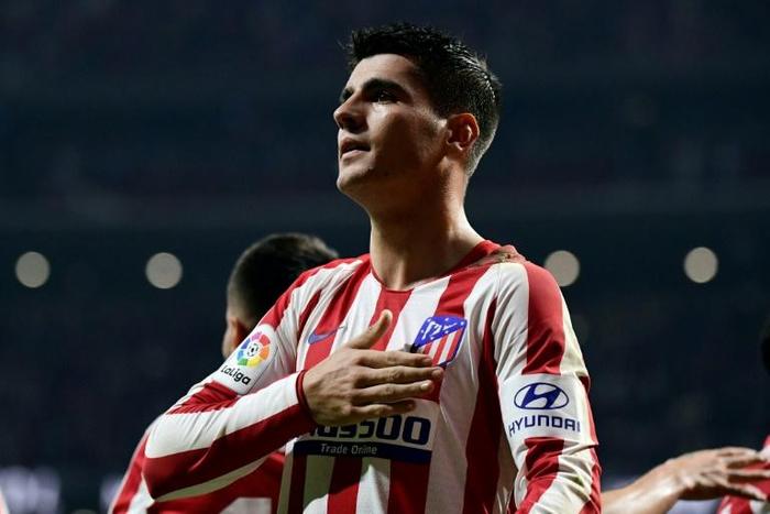 Alvaro Morata scored Atletico Madrid's second goal in their 2-0 win over Athletic Bilbao on Saturday.