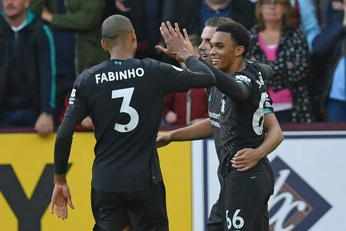 Record breakers: Liverpool won a club record 13th straight Premier League game at Burnley