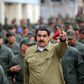 Remigio Ceballos, a senior Venezuelan admiral hit by US sanctions, walks to the left of President Nicolas Maduro during a January 2019 military rally