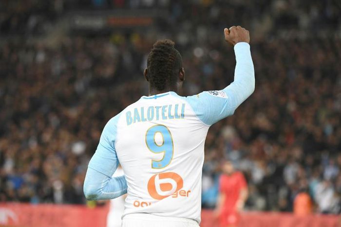 Italian forward Mario Balotelli has become a fans favourite at Marseille