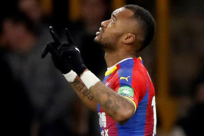 Jordan Ayew celebrates