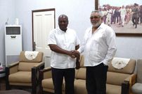 John Mahama and Jerry John Rawlings